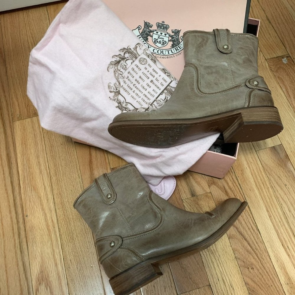 Juicy Couture leather boots